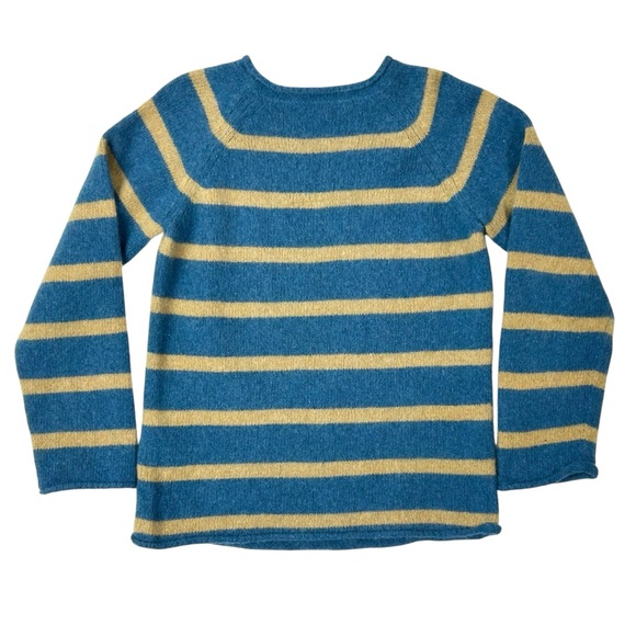 Nanos Wool & Angora Striped Polar Bear Sweater size Girls 10 - Picture 4 of 5